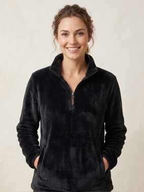 32 Degrees women’s Black Full-Zip Plush Fleece Pullover size medium and small
